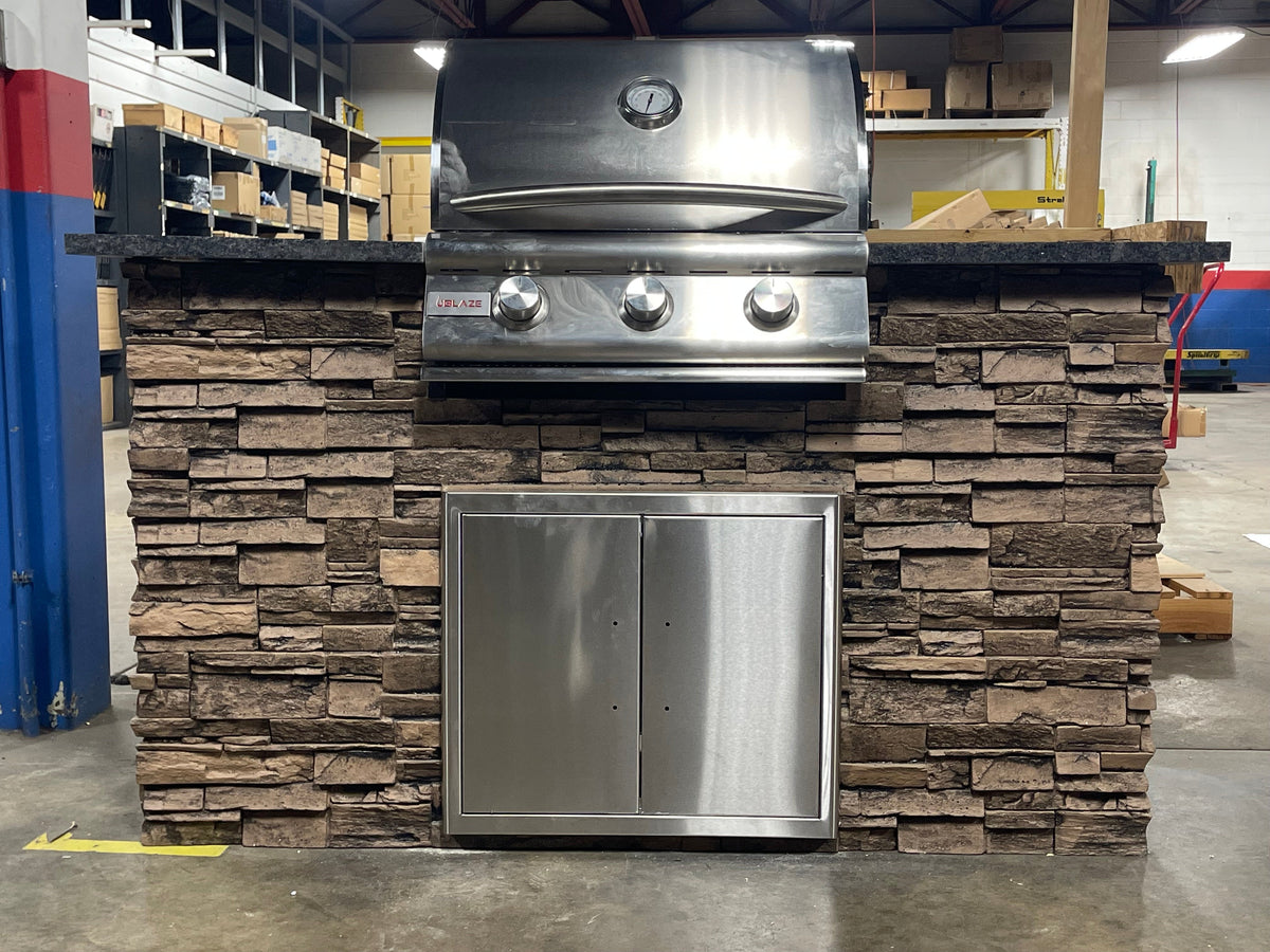 5-Foot WPPO Outdoor Kitchen with Blaze Gas Grill