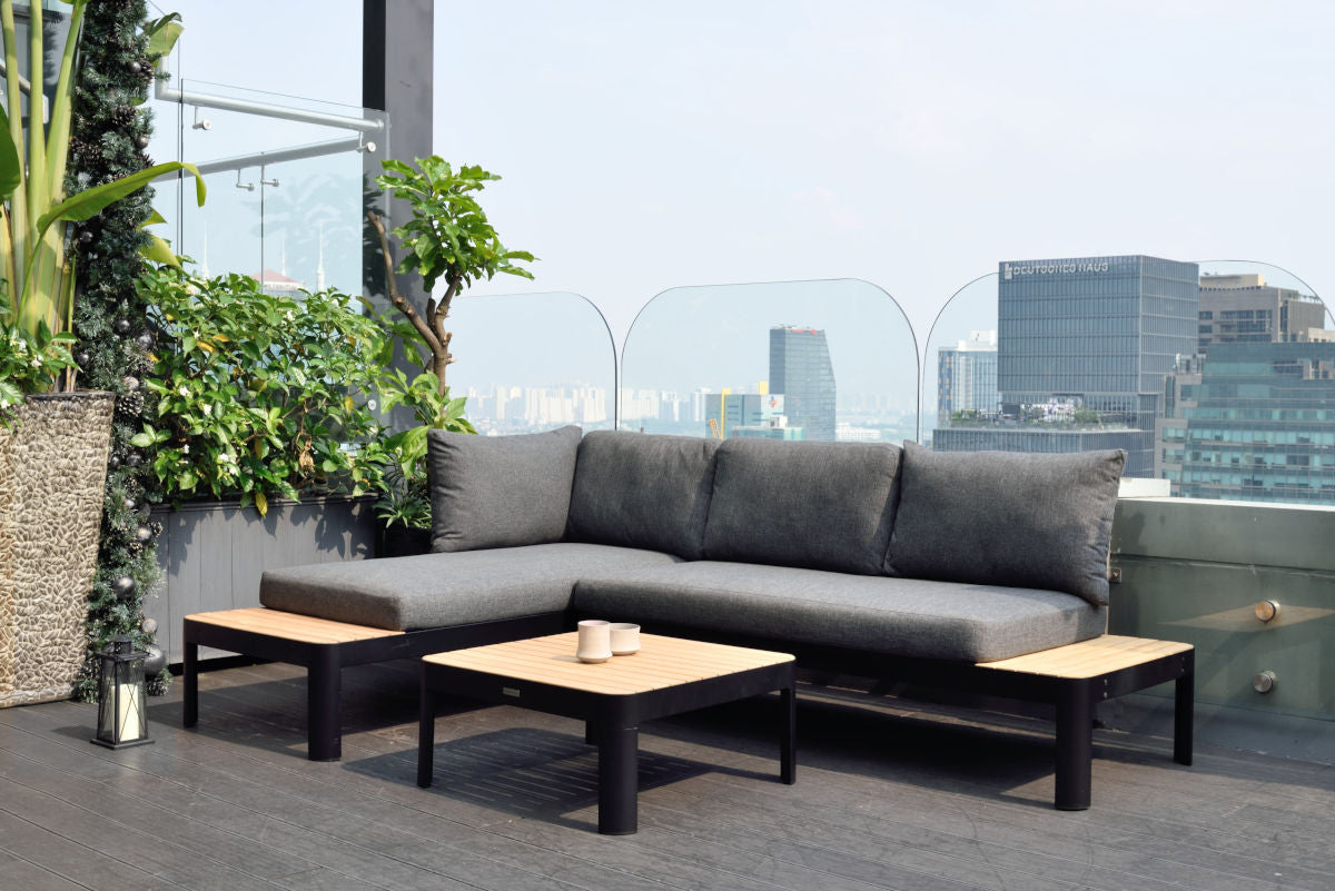 Portals Dark 2-Seat Sofa