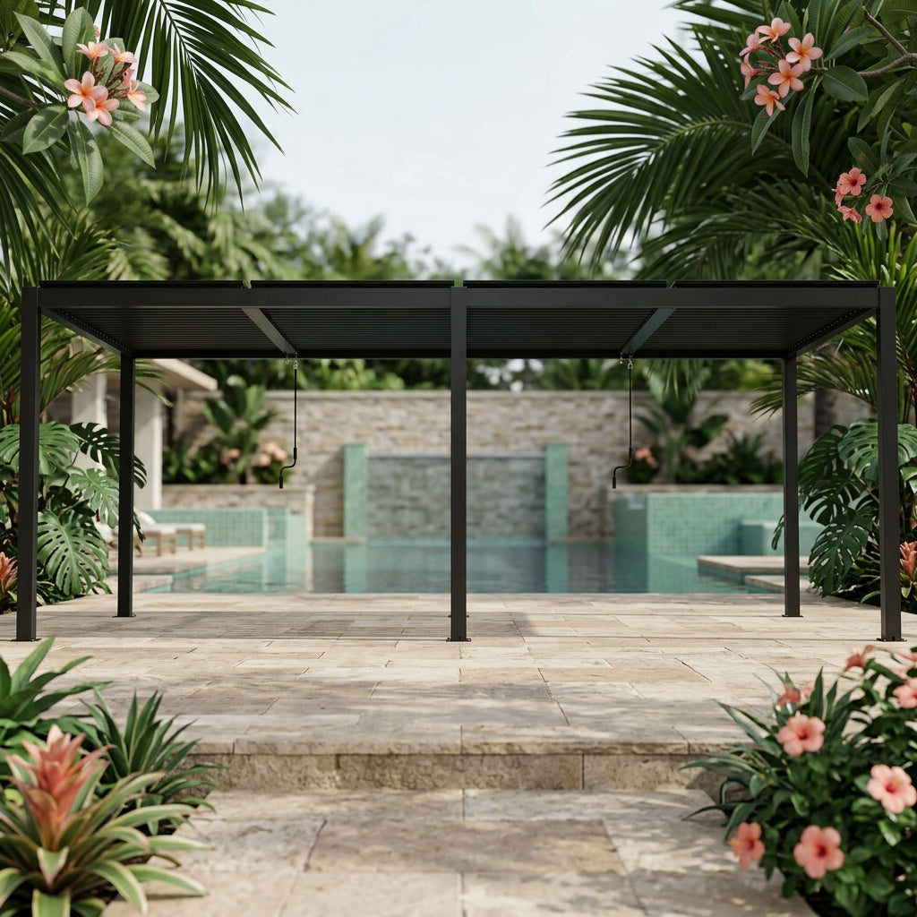 Premium Louver Pergola Aluminium Frame & Louvers